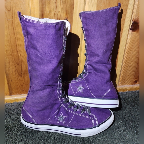Converse One Star Calf/Knee high Junior 6/ Women 8 - Picture 7 of 12